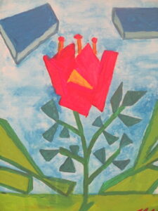 Cubistic Rose